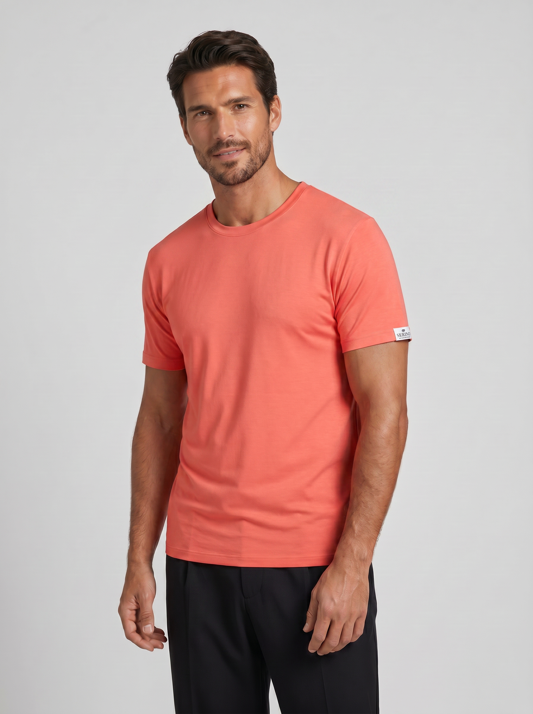 Natural Performance T-Shirt - Sunset Coral
