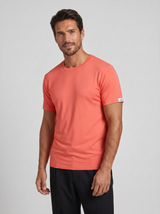 Natural Performance T-Shirt - Sunset Coral