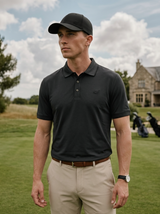 Natural Performance Polo - Schwarz