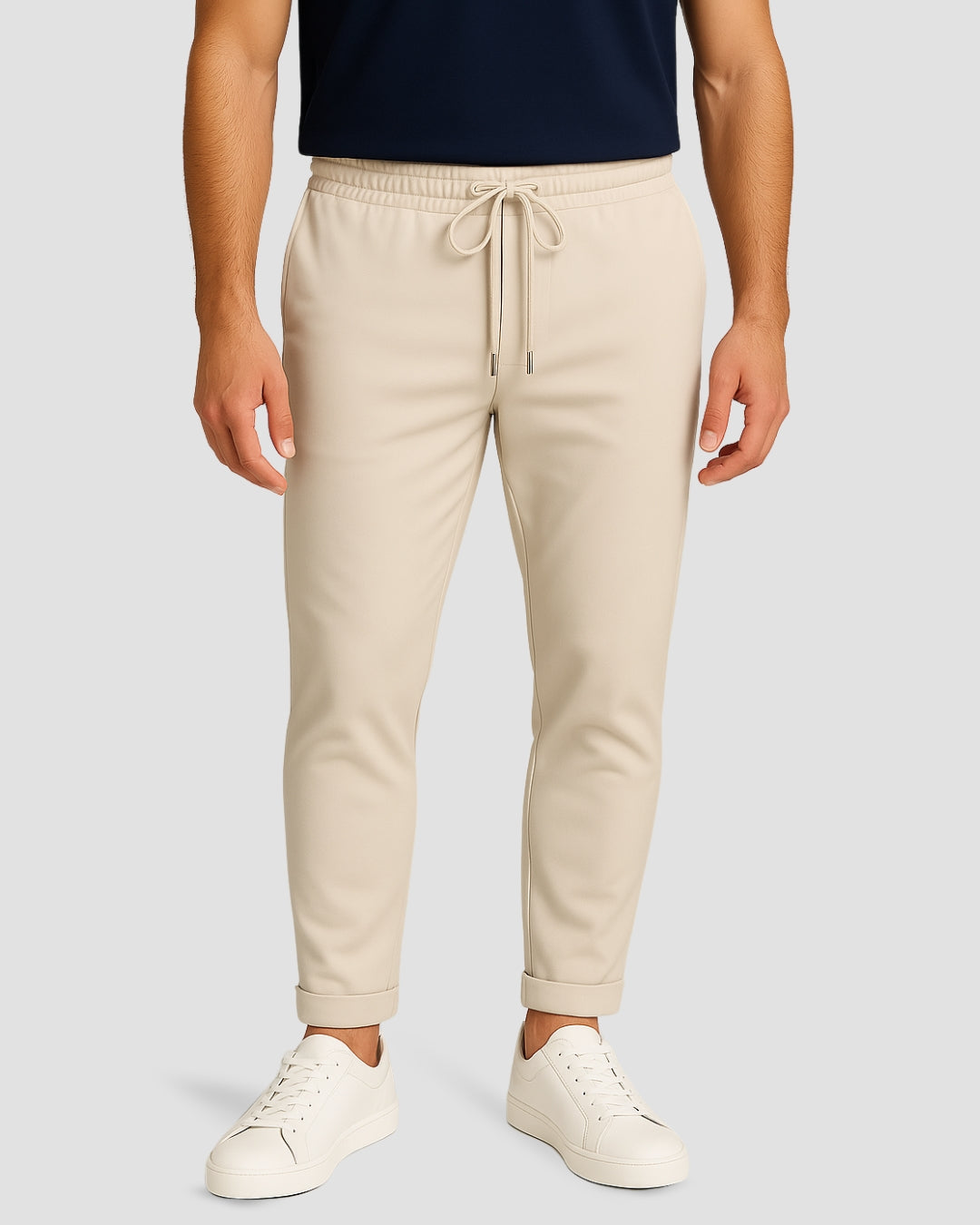 Natural Performance Joggers - Sand Beige