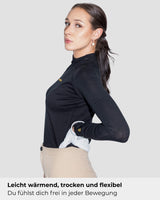 Natural Performance Longsleeve - Schwarz