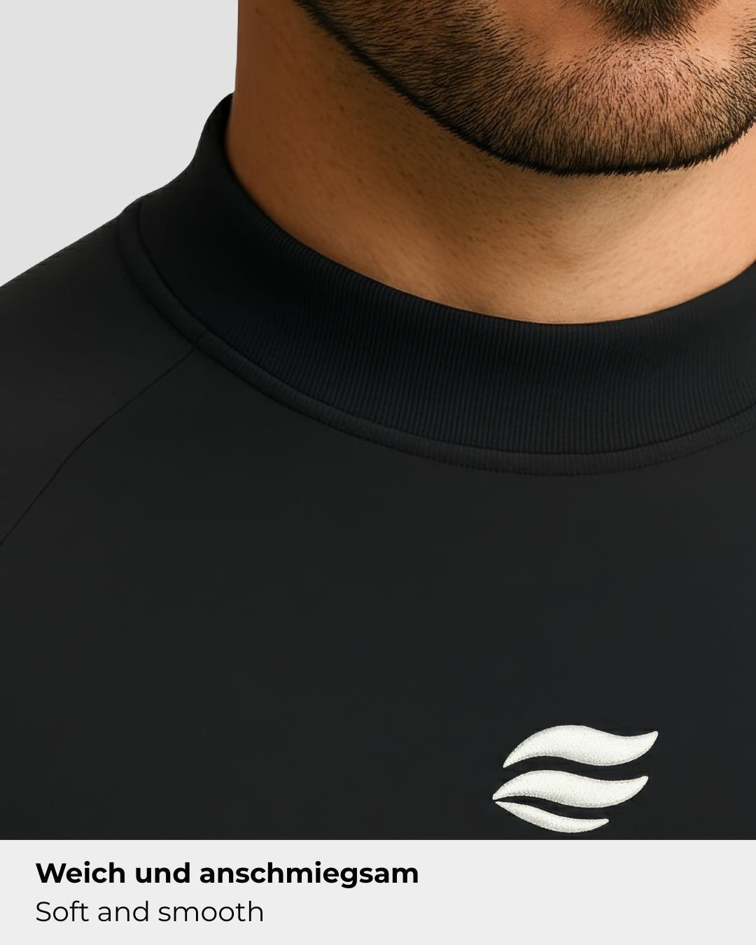 Natural Performance Longsleeve - Schwarz