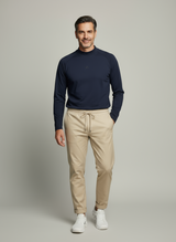 Natural Performance Longsleeve - Navyblau