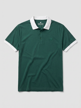 Natural Performance Polo - Dark Green