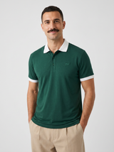 Natural Performance Polo - Dark Green