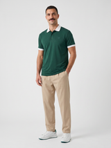 Natural Performance Polo - Dark Green
