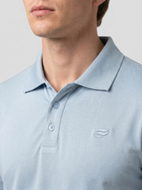 Natural Performance Polo - Light Blue