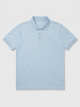 Natural Performance Polo - Light Blue
