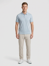 Natural Performance Polo - Light Blue