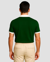 Natural Performance Polo - Dark Green