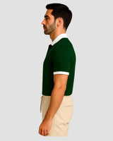 Natural Performance Polo - Dark Green