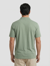 Natural Performance Polo - Salbeigrün