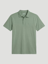 Natural Performance Polo - Salbeigrün