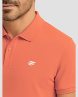 Natural Performance Polo - Navy blue
