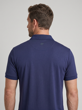 Natural Performance Polo - Navy blue