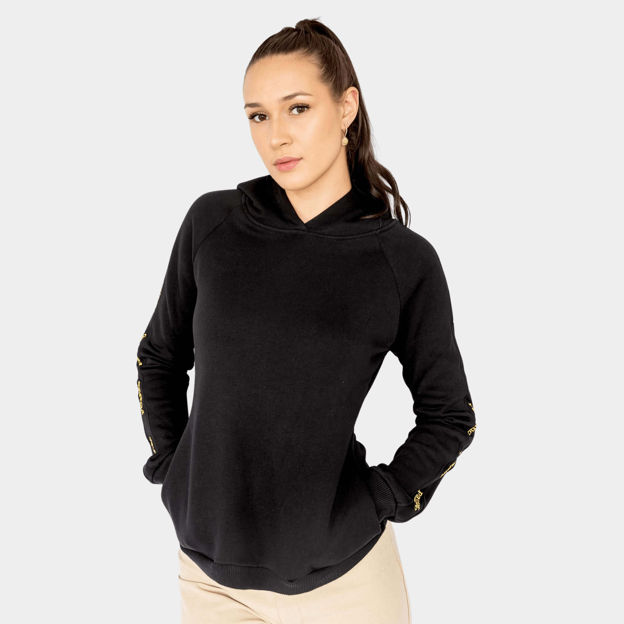 Natural Hoodie - Schwarz