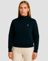 Heavy Natural Performance Quarter Zip - Navyblau