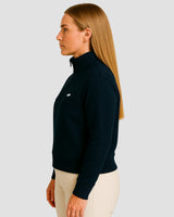 Natural Comfort Quarter Zip Sweater - Navy blue