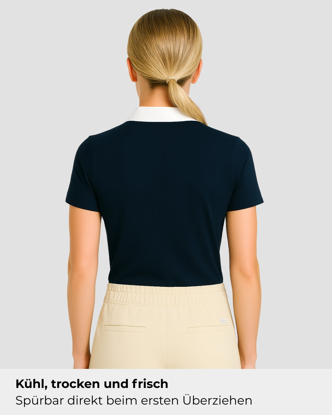 Natural Performance Polo - Navyblau