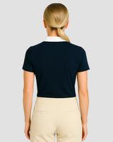 Natural Performance Polo - Navy blue