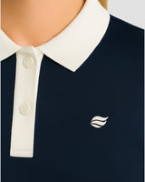 Natural Performance Polo - Navy blue