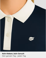 Natural Performance Polo - Navyblau