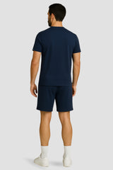 Natural Performance Tee - Navyblau