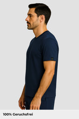 Natural Performance Tee - Navyblau
