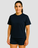 Natural Performance Tee - Navyblau