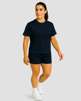 Natural Performance Tee - Navyblau