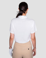 Oversized TENCEL™ Polo - White 