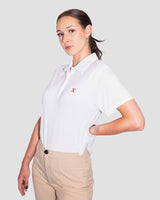 Oversized TENCEL™ Polo - White 
