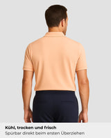 Natural Performance Polo - Peach