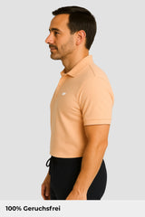 Natural Performance Polo - Peach