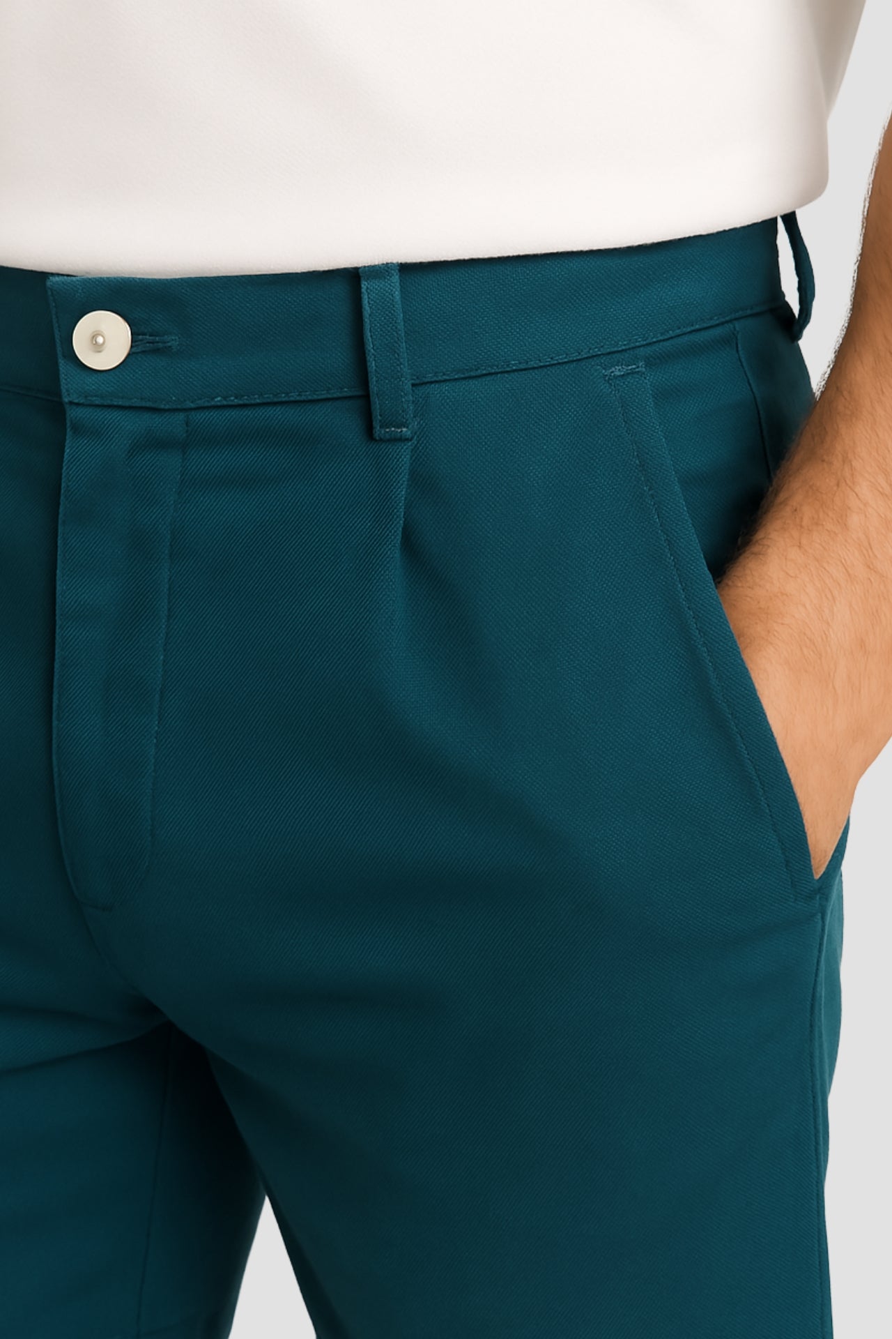 Classic Natural Shorts - Petrolblau