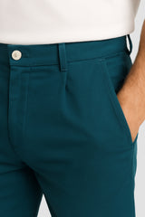 Classic Natural Shorts - Petrol Blue