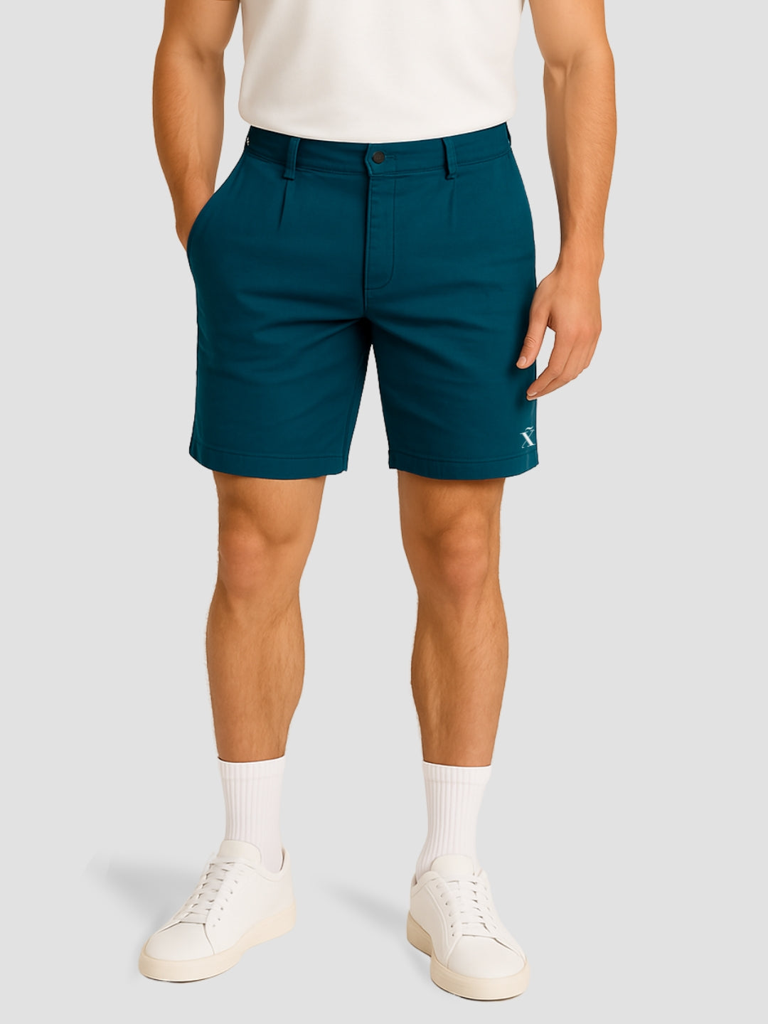 Classic Natural Shorts - Petrolblau