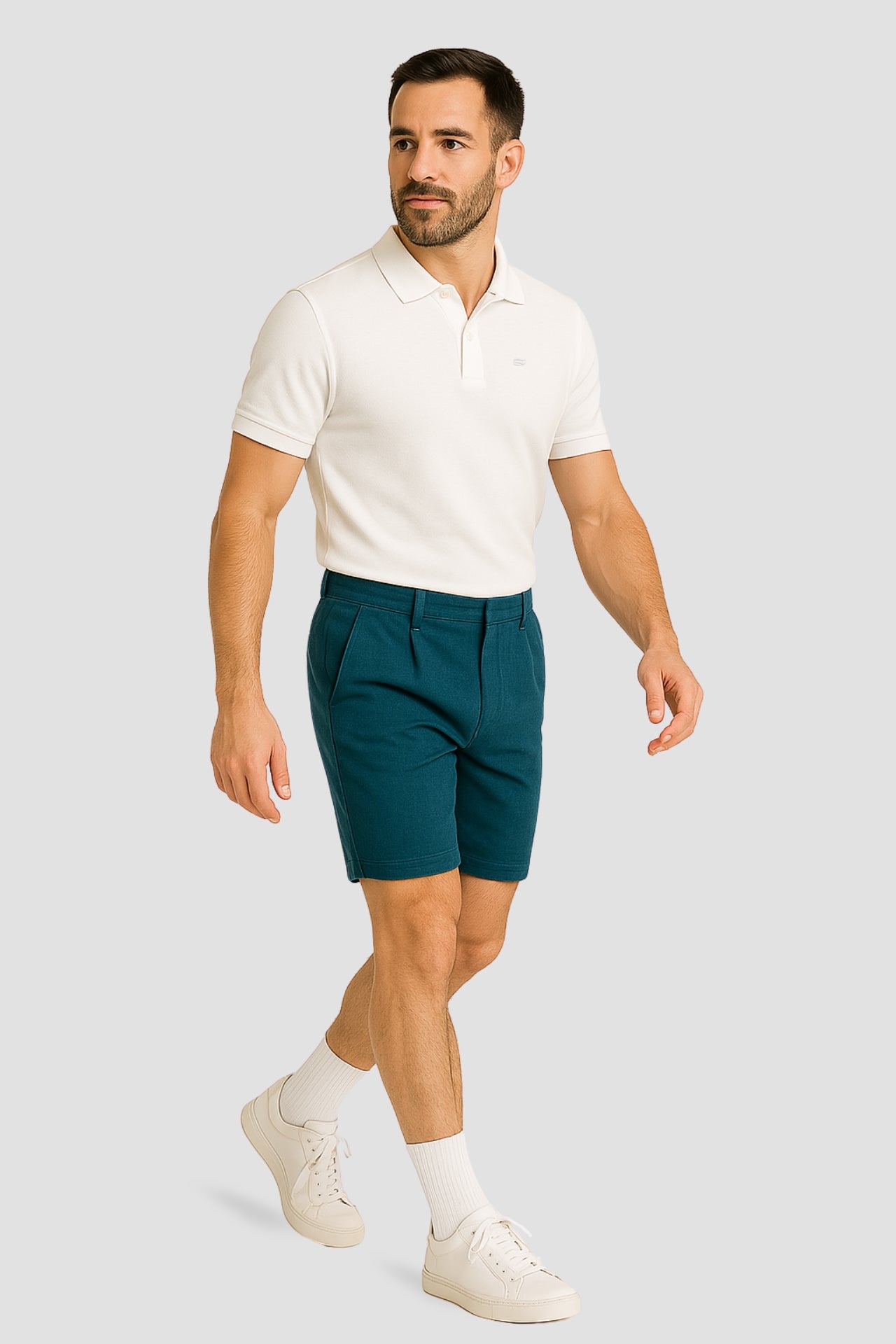 Classic Natural Shorts - Petrolblau