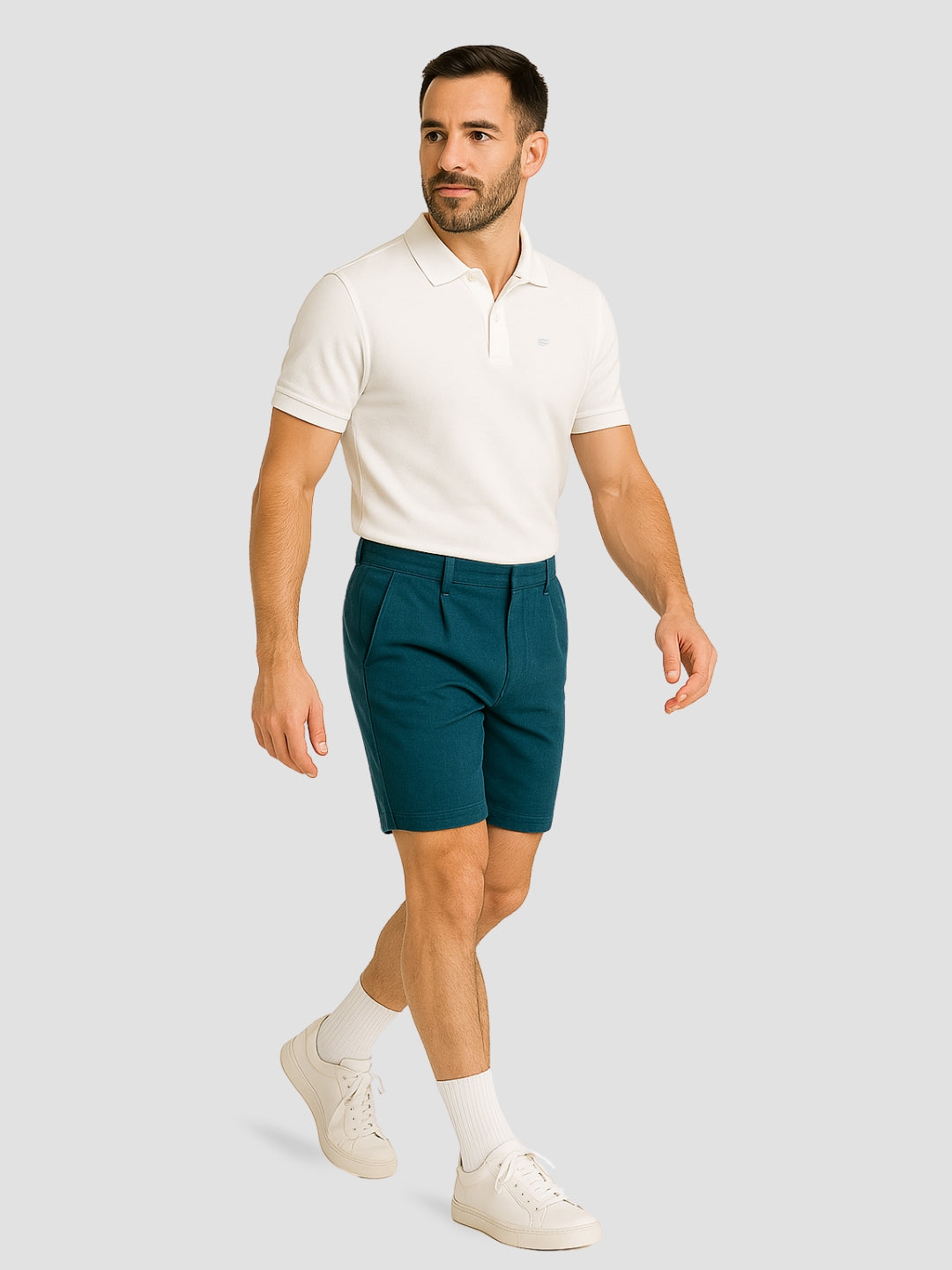 Classic Natural Shorts - Petrolblau