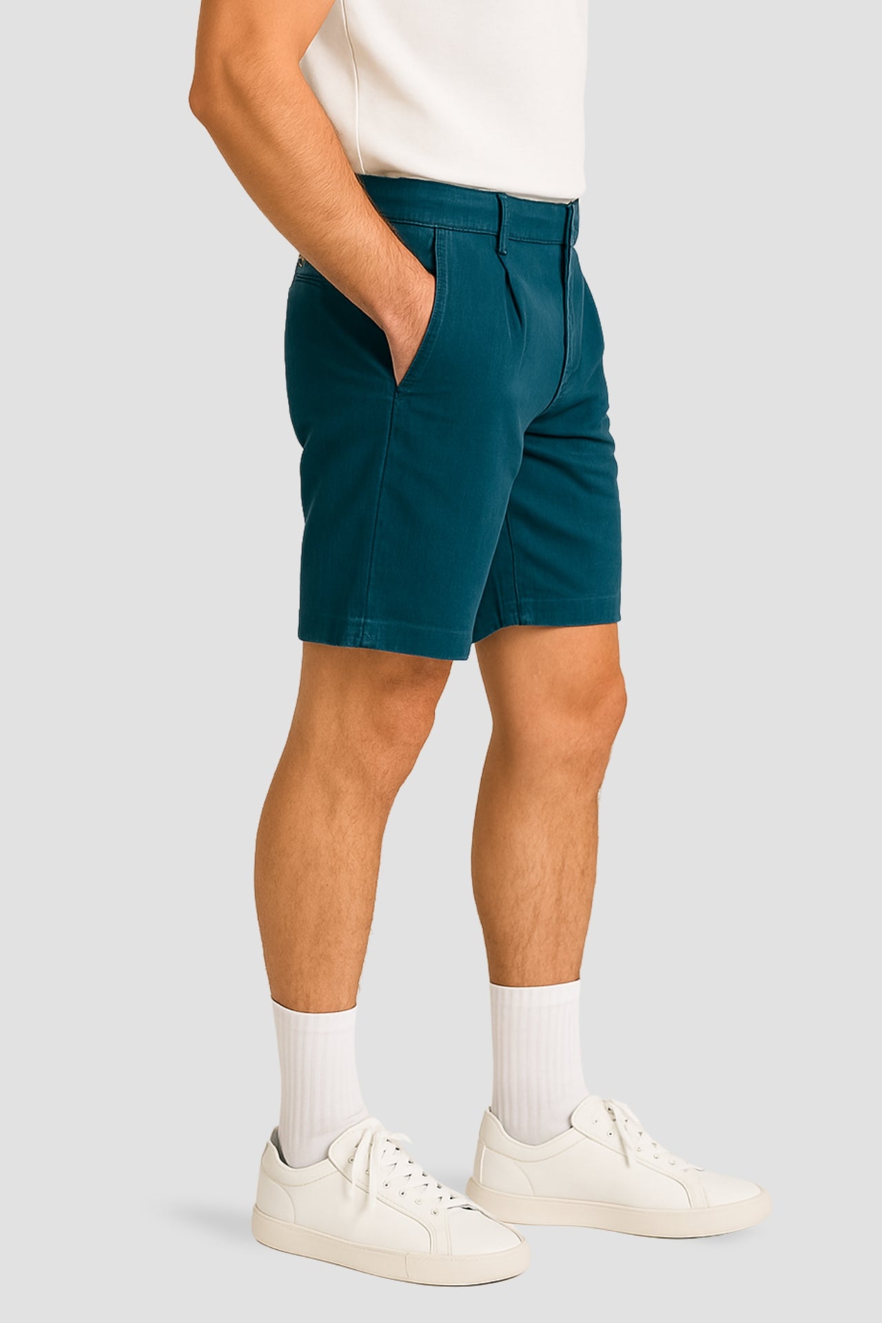 Classic Natural Shorts - Petrolblau