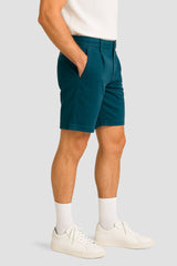 Classic Natural Shorts - Petrol Blue
