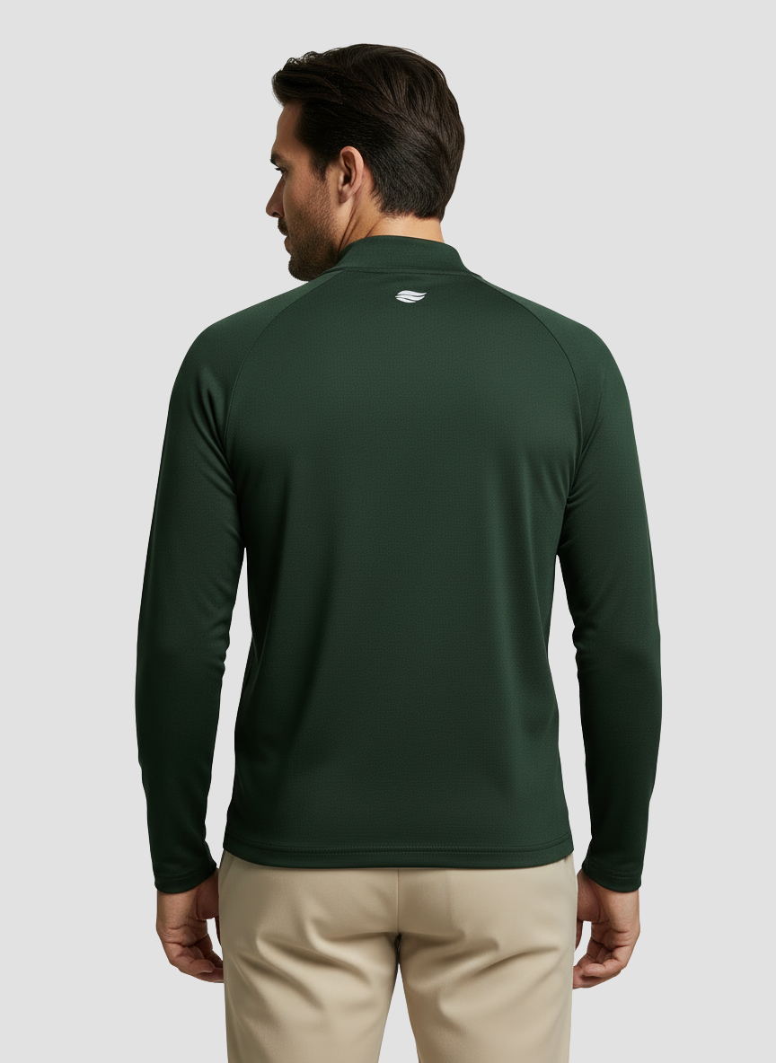 Natural Performance Longsleeve - Dunkelgrün