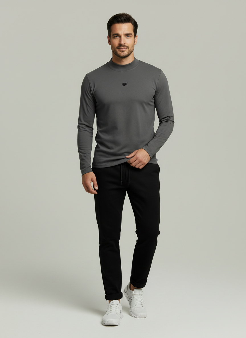 Natural Performance Longsleeve - Grau
