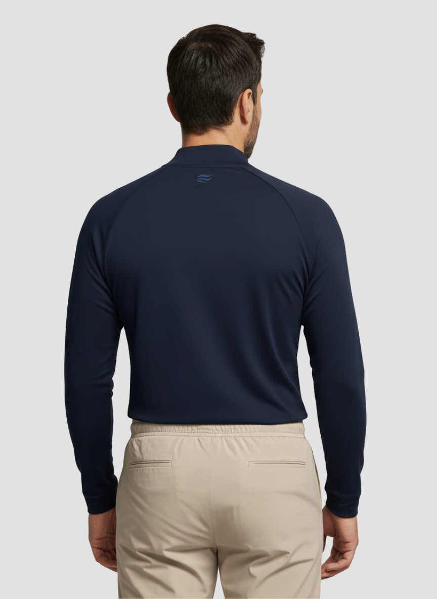Natural Performance Longsleeve - Navyblau