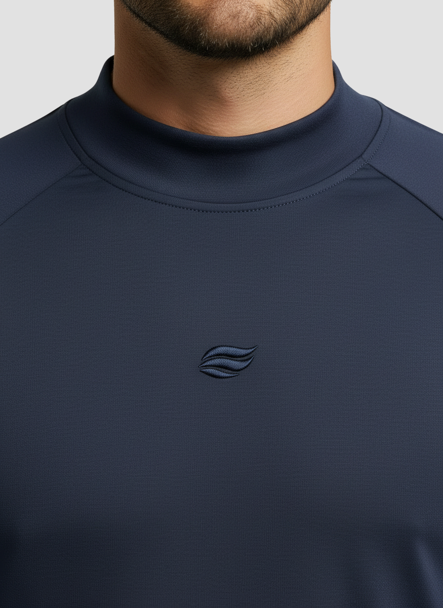 Natural Performance Longsleeve - Navyblau