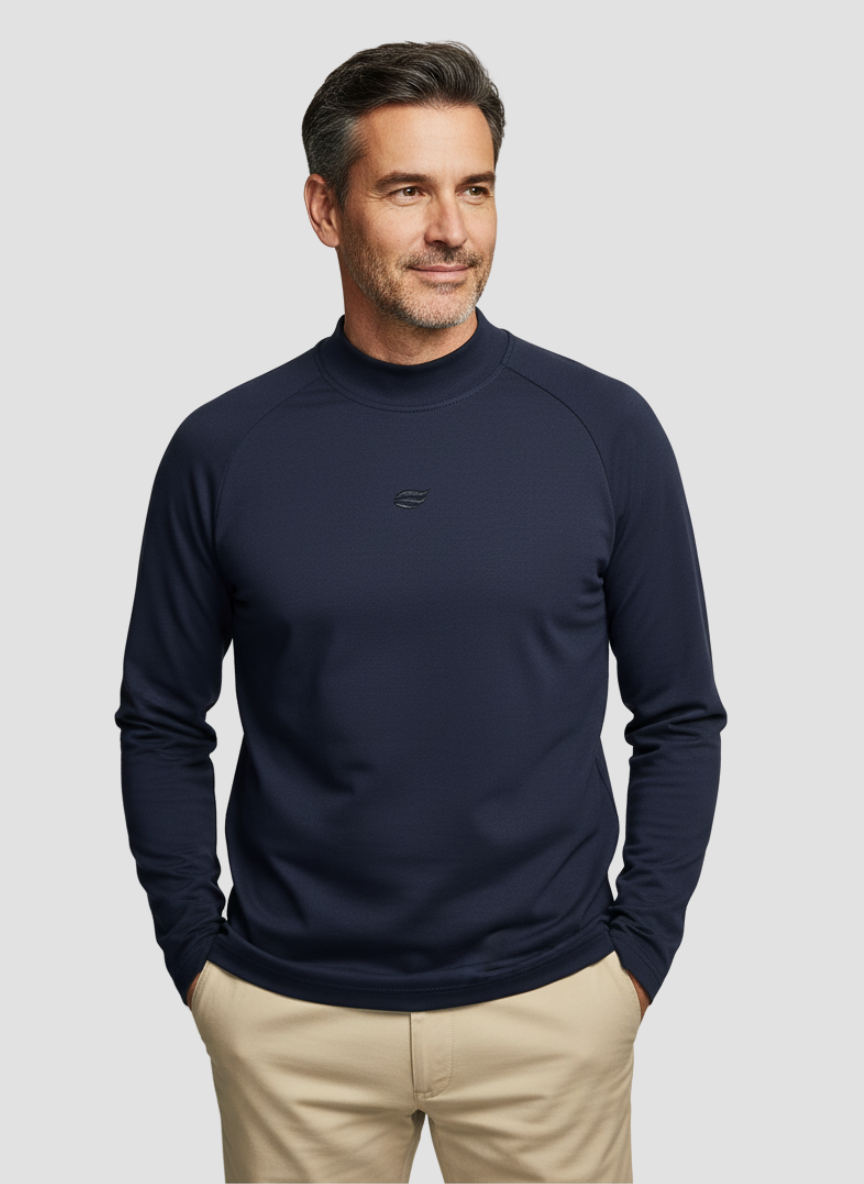 Natural Performance Longsleeve - Navyblau
