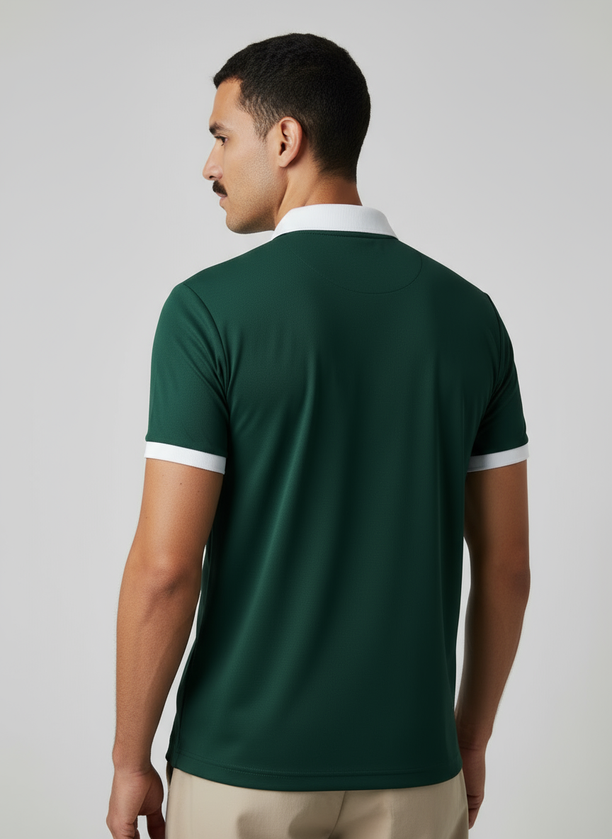 Natural Performance Polo - Dunkelgrün