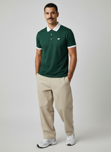 Natural Performance Polo - Dunkelgrün