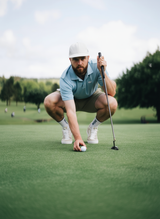 Natural Performance Polo - Hellblau