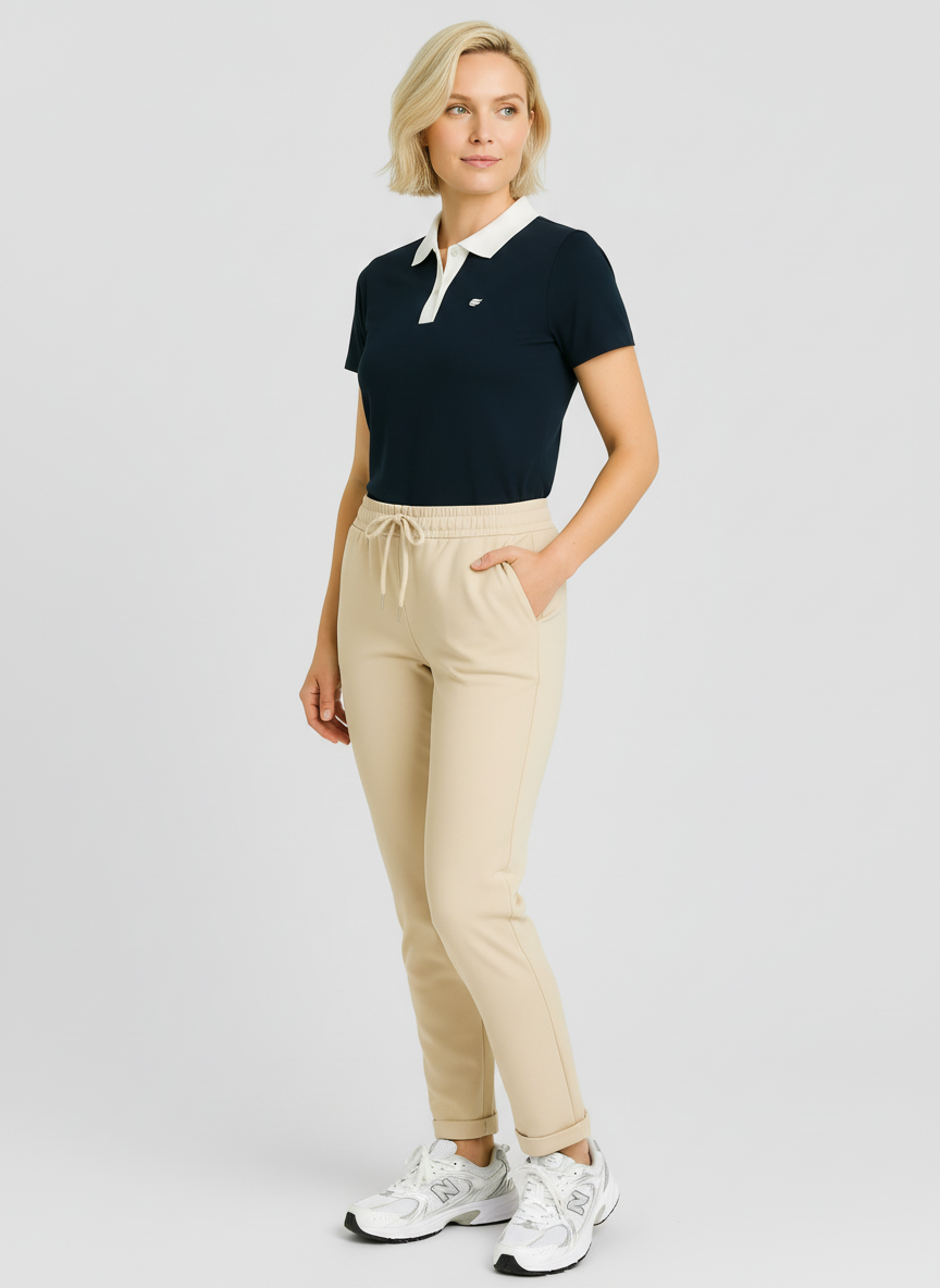 Natural Performance Polo - Marineblauw